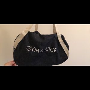 Gym and juice duffle/gym bag